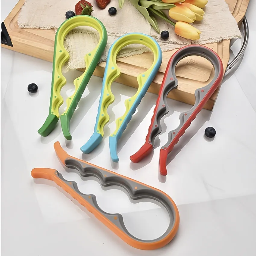 1-Piece 4-in-1 Multifunctional Bottle Opener