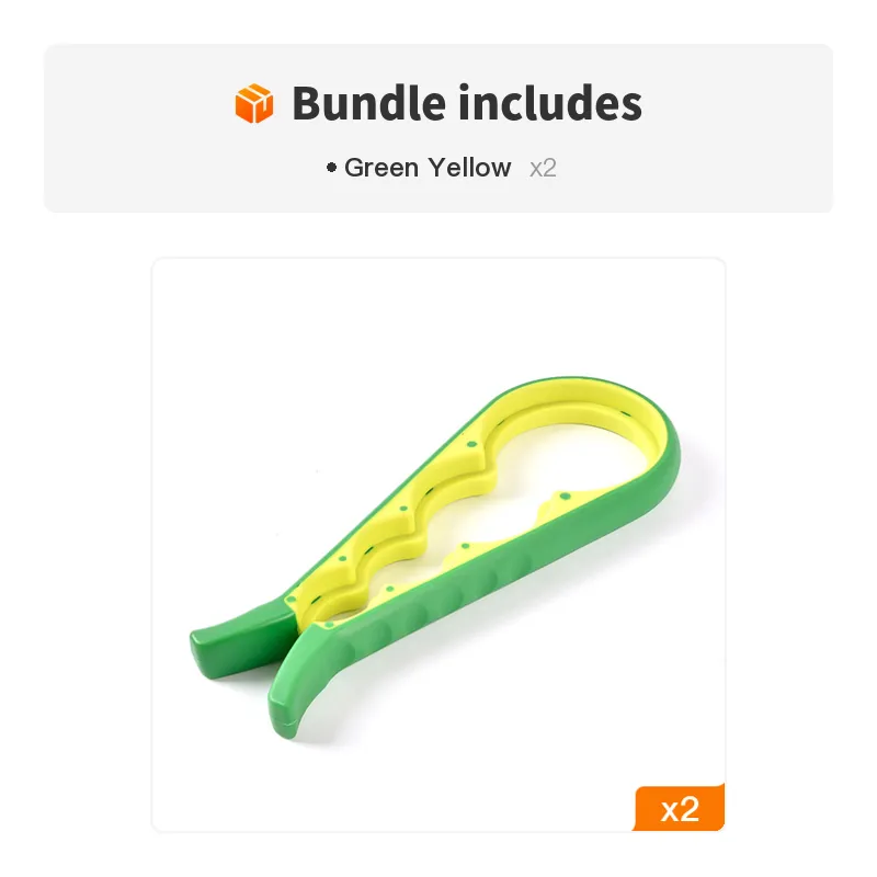 1-Piece 4-in-1 Multifunctional Bottle Opener