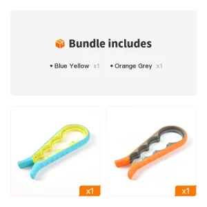 1-Piece 4-in-1 Multifunctional Bottle Opener