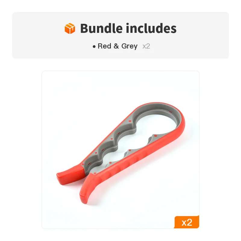 1-Piece 4-in-1 Multifunctional Bottle Opener
