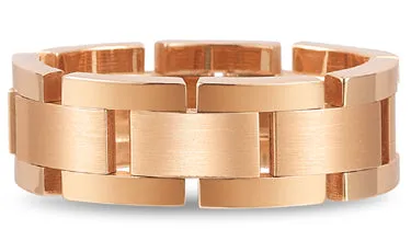 14K or 18K Rose Gold Flexible Ring