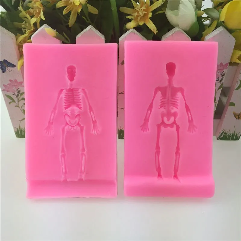 3d Coffin & Skeleton Silicon silicone mold for uv resin / Home Decorations flexible mold H3698