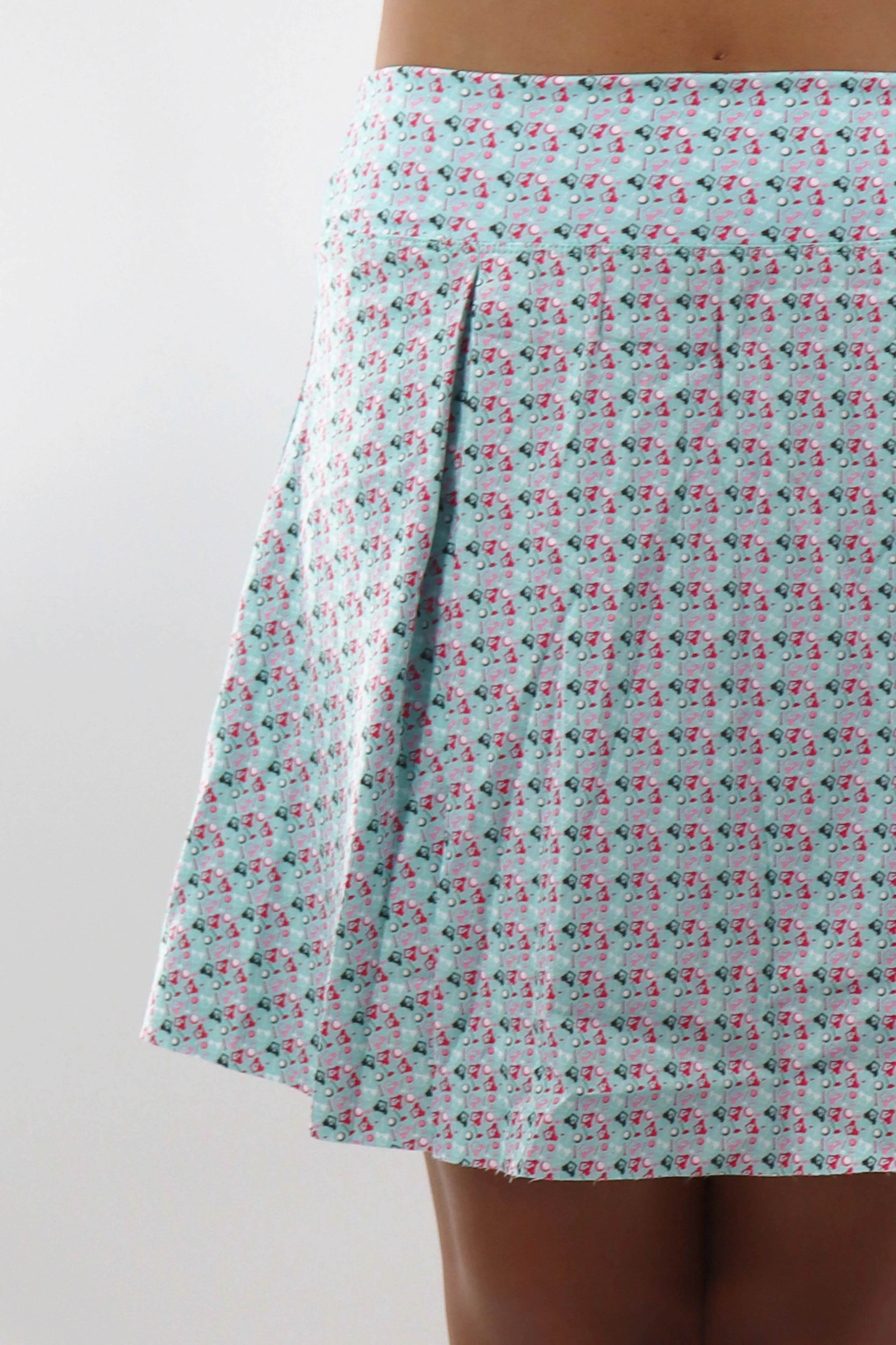4415 - The  "Golf ParTee" Swift Motion Skort - Teal