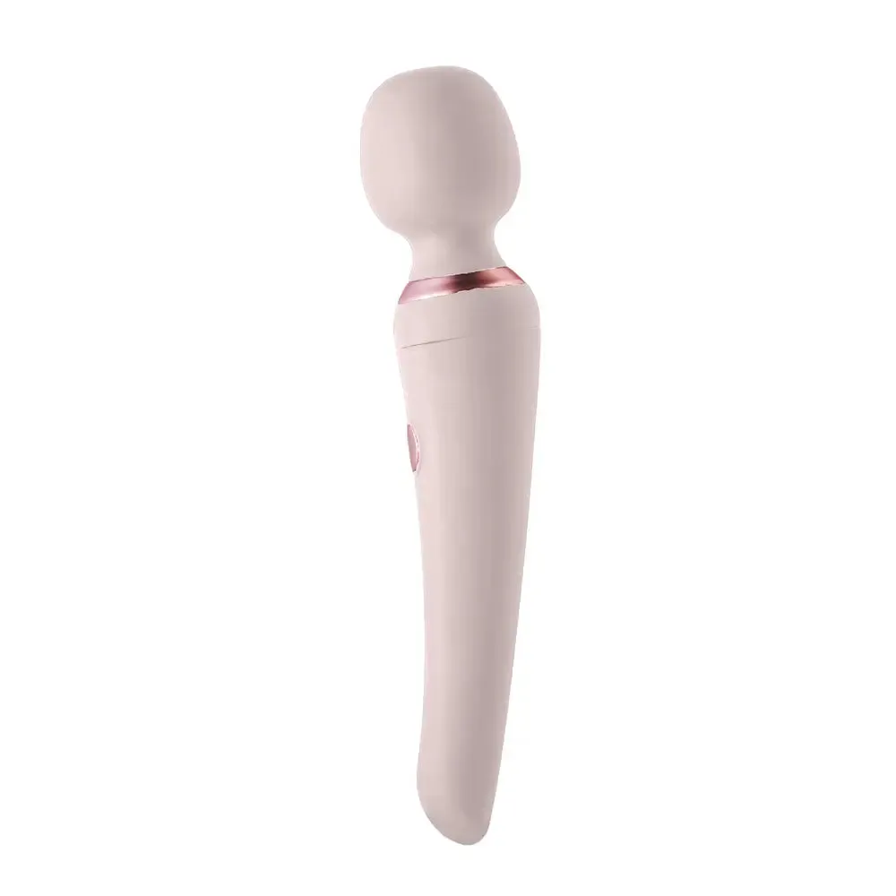 7-inch Dream Toys Silicone Pink Rechargeable Bodywand Massager