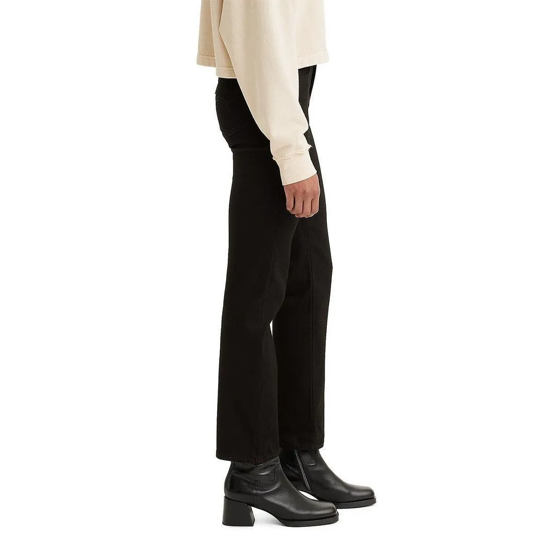 724 HIGH RISE STRAIGHT SOFT BLACK