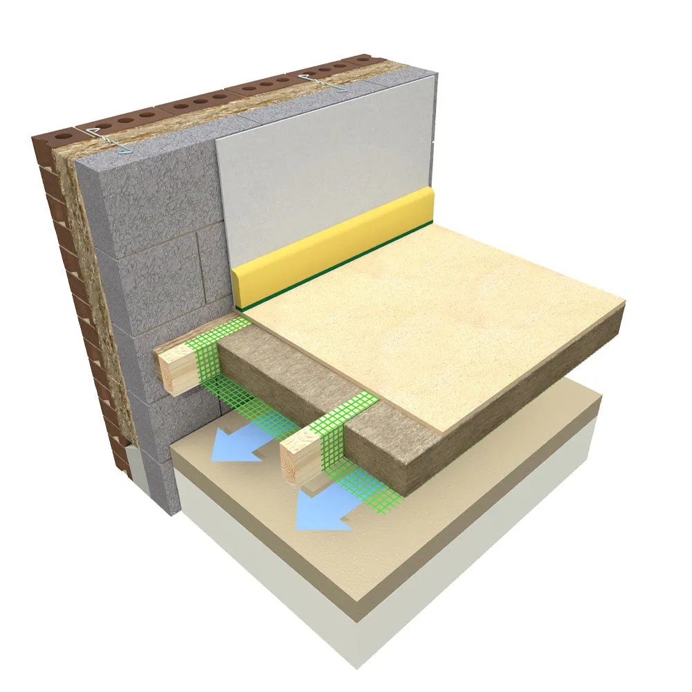 90mm Knauf Rocksilk Flexible Slab (1200mm x 600mm)