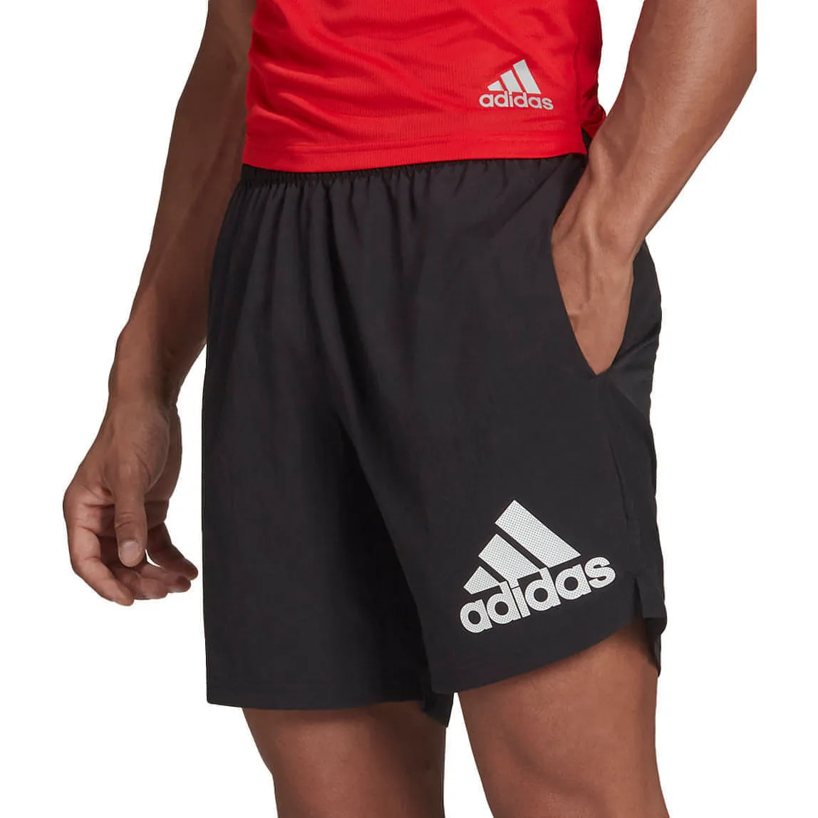 adidas Run It 7 Inch Mens Running Shorts - Black