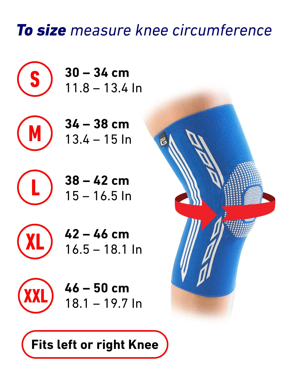 Airflow Plus Stabilized Knee Support with Silicone Patella Cushion