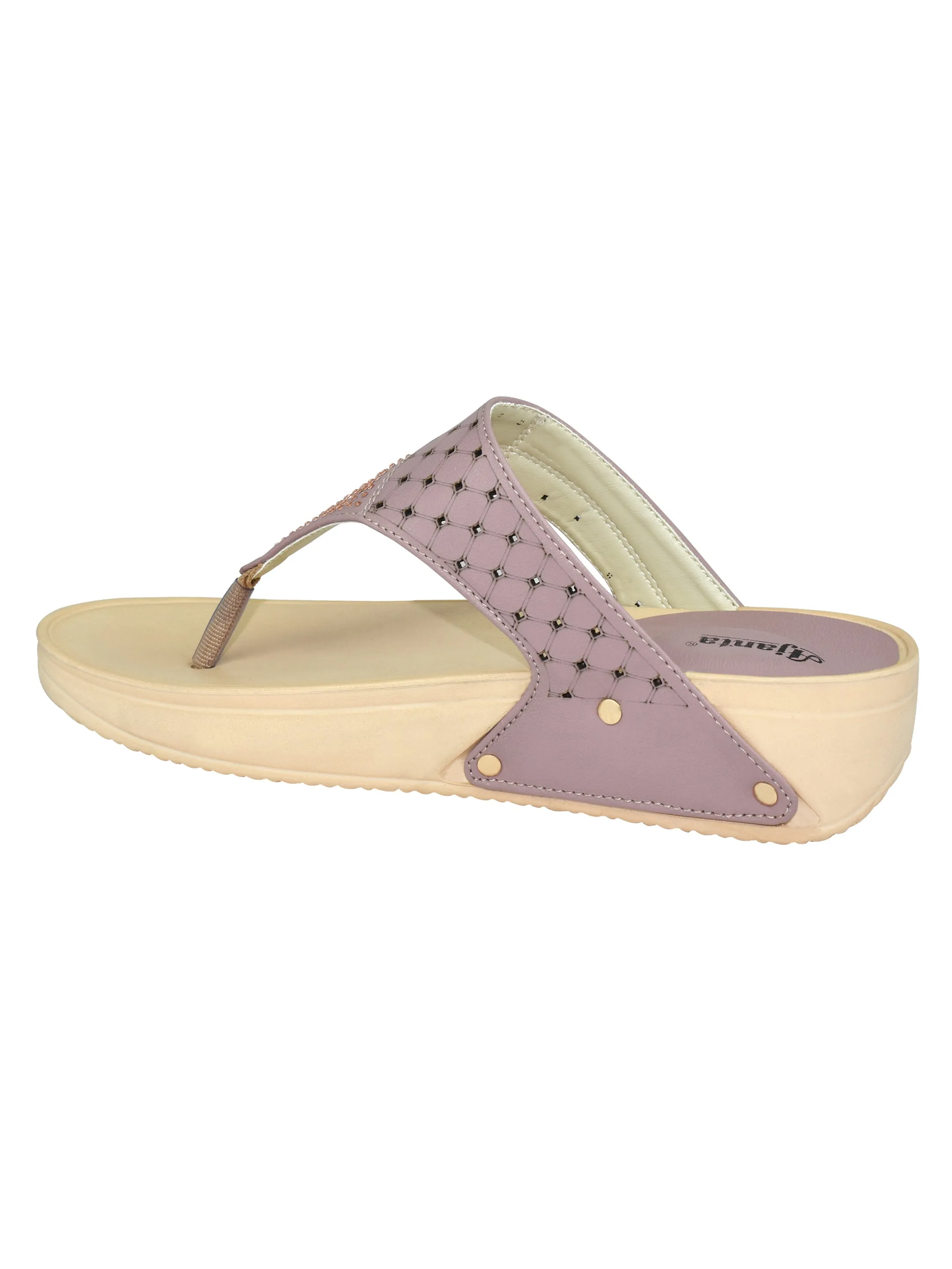 Ajanta Womens Stylish Trendy Lightweight Slip on sandal for casual wear and regular use EL1011