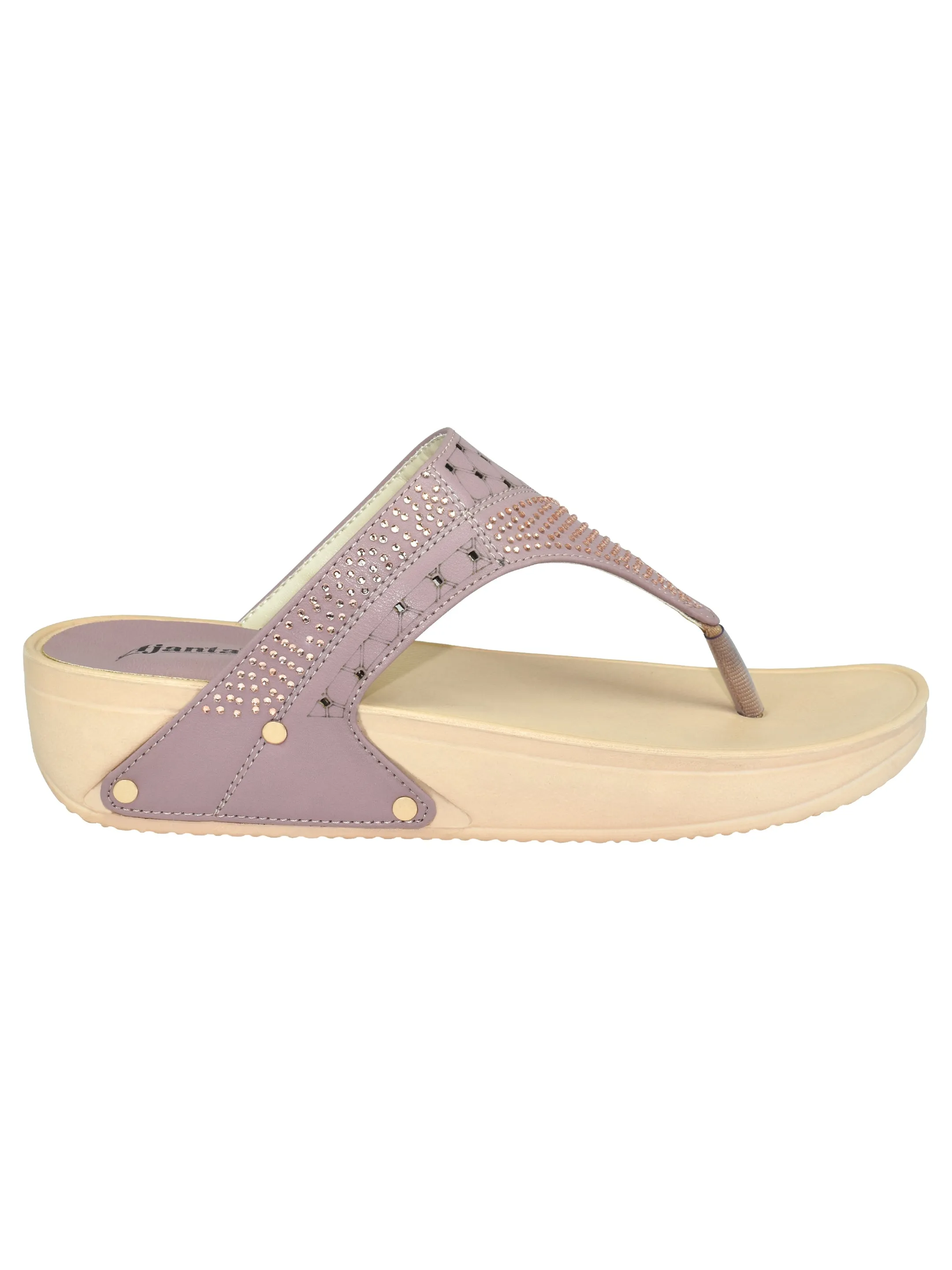 Ajanta Womens Stylish Trendy Lightweight Slip on sandal for casual wear and regular use EL1011