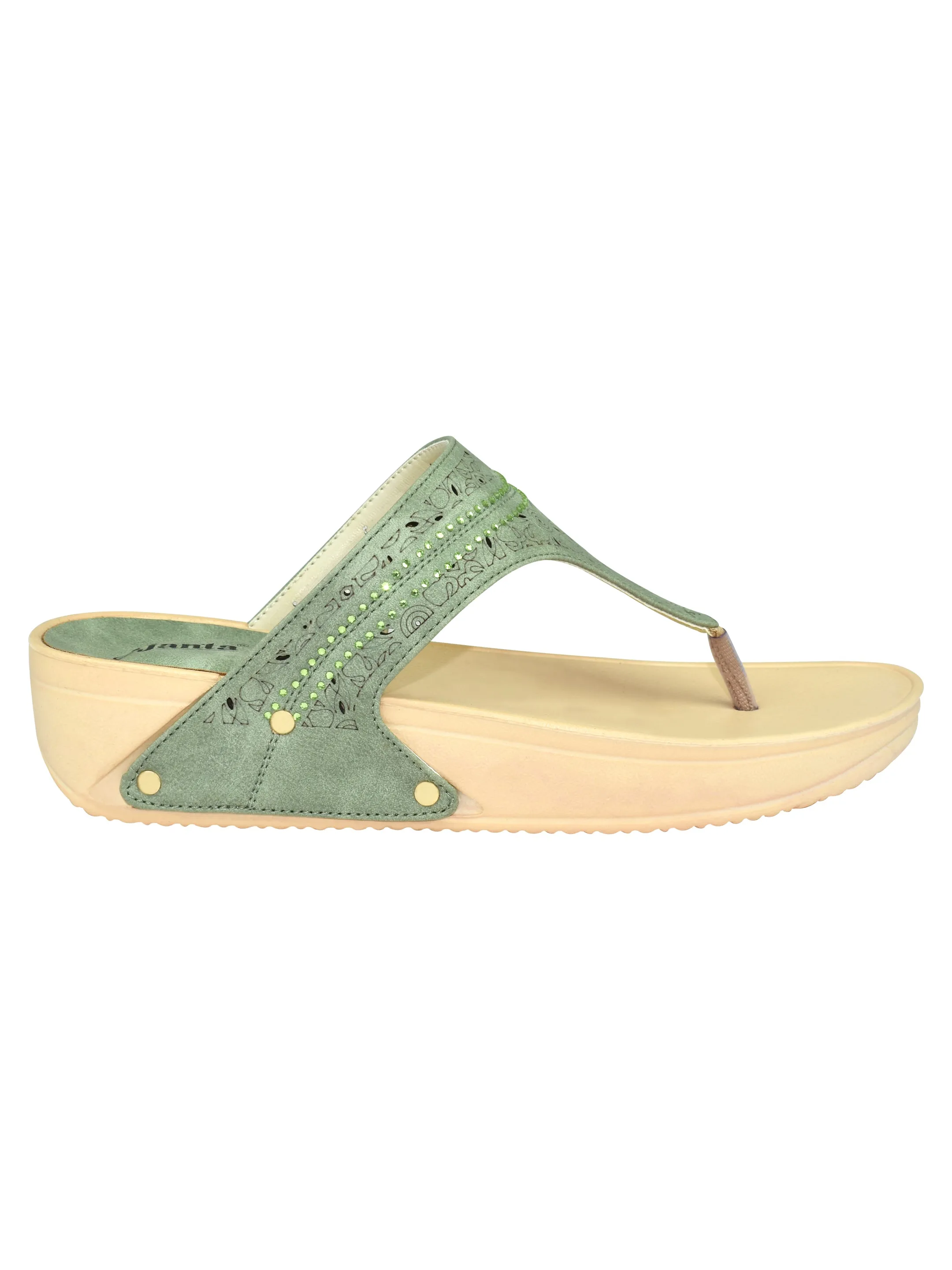 Ajanta Womens Stylish Trendy Lightweight Slip on sandal for casual wear and regular use EL1012