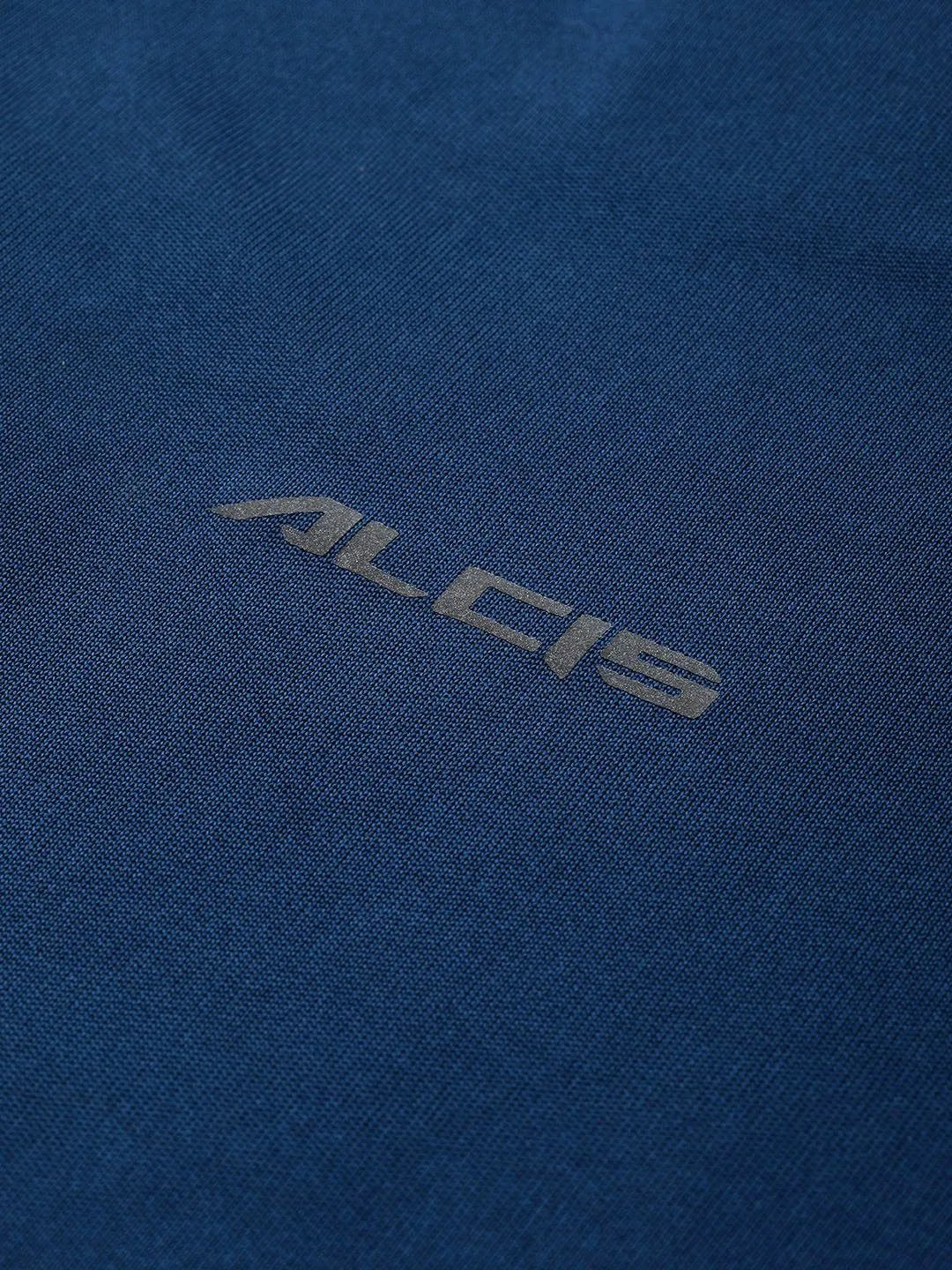 Alcis Men Navy Blue Anti-Viral Round Neck Training T-shirt