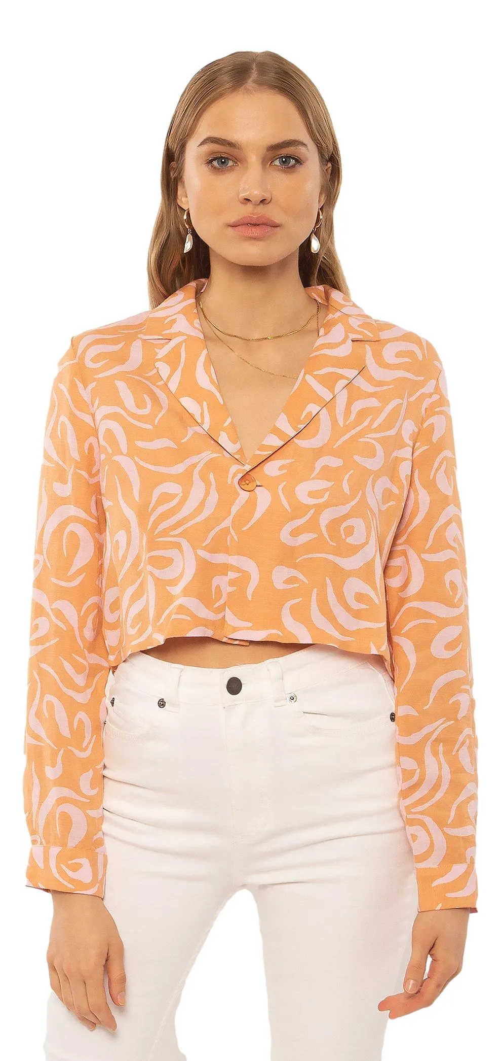 Amuse society Faye woven top