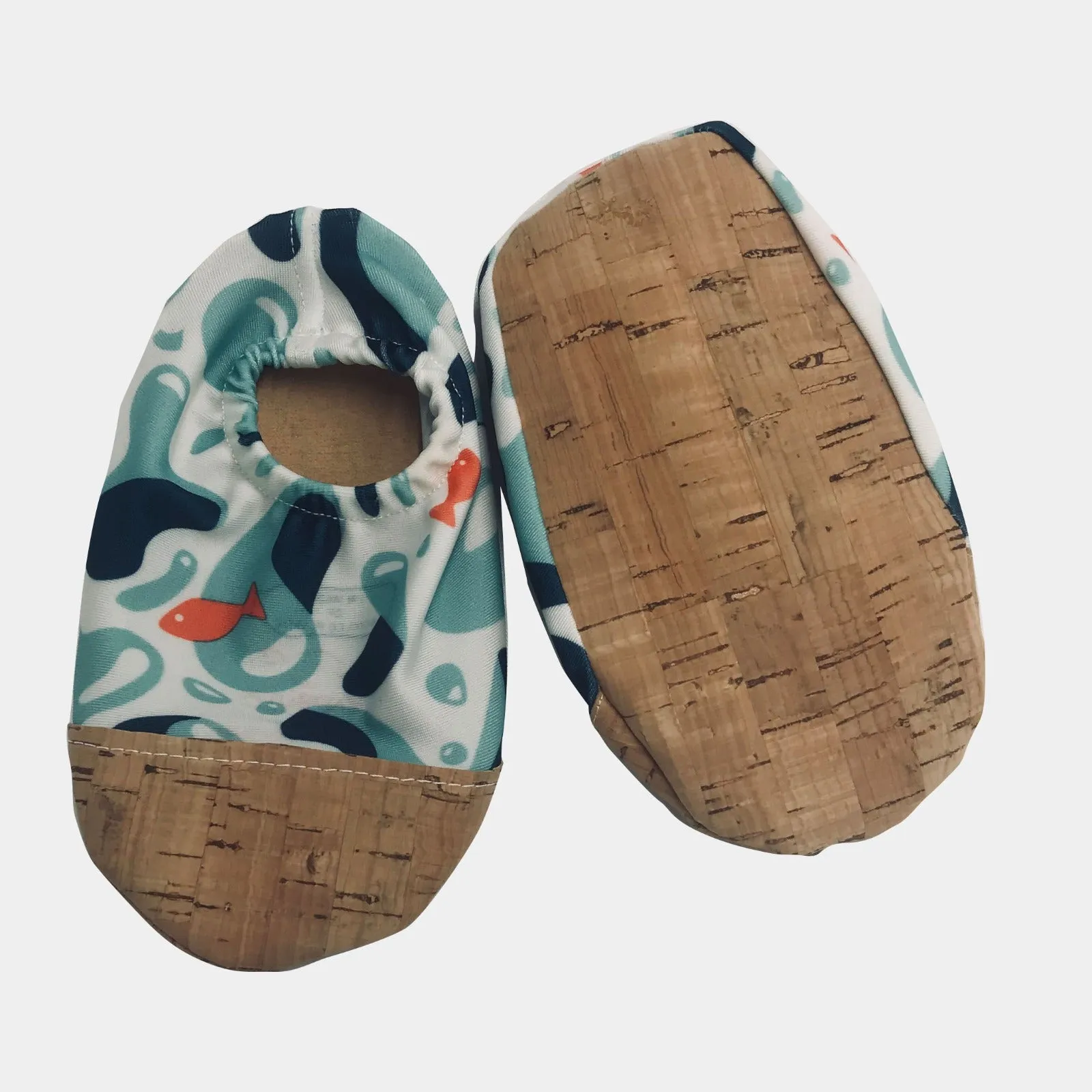 Antibacterial Swim Booties Sea Blue