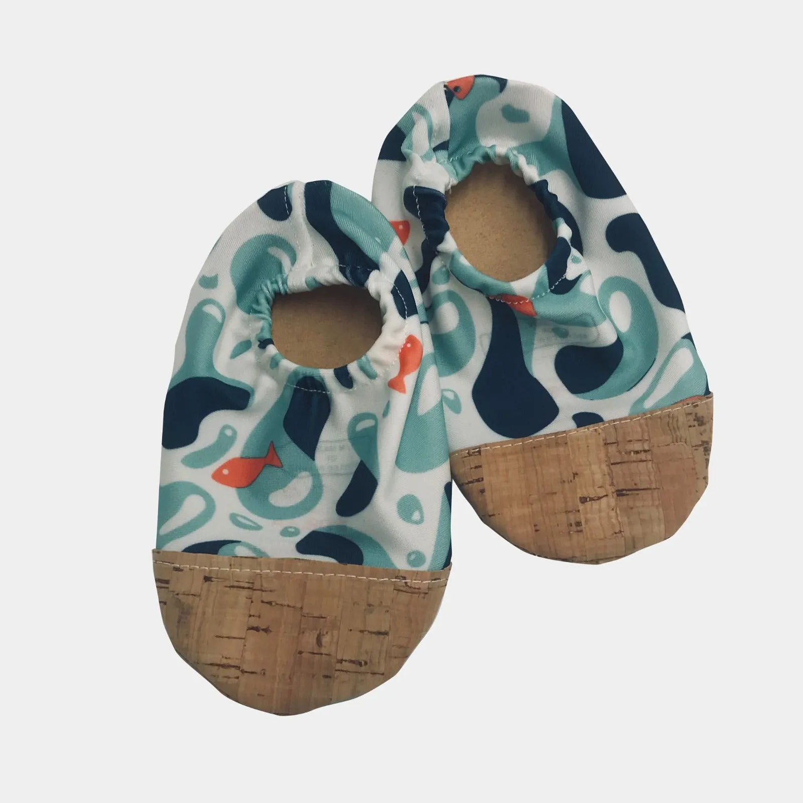 Antibacterial Swim Booties Sea Blue