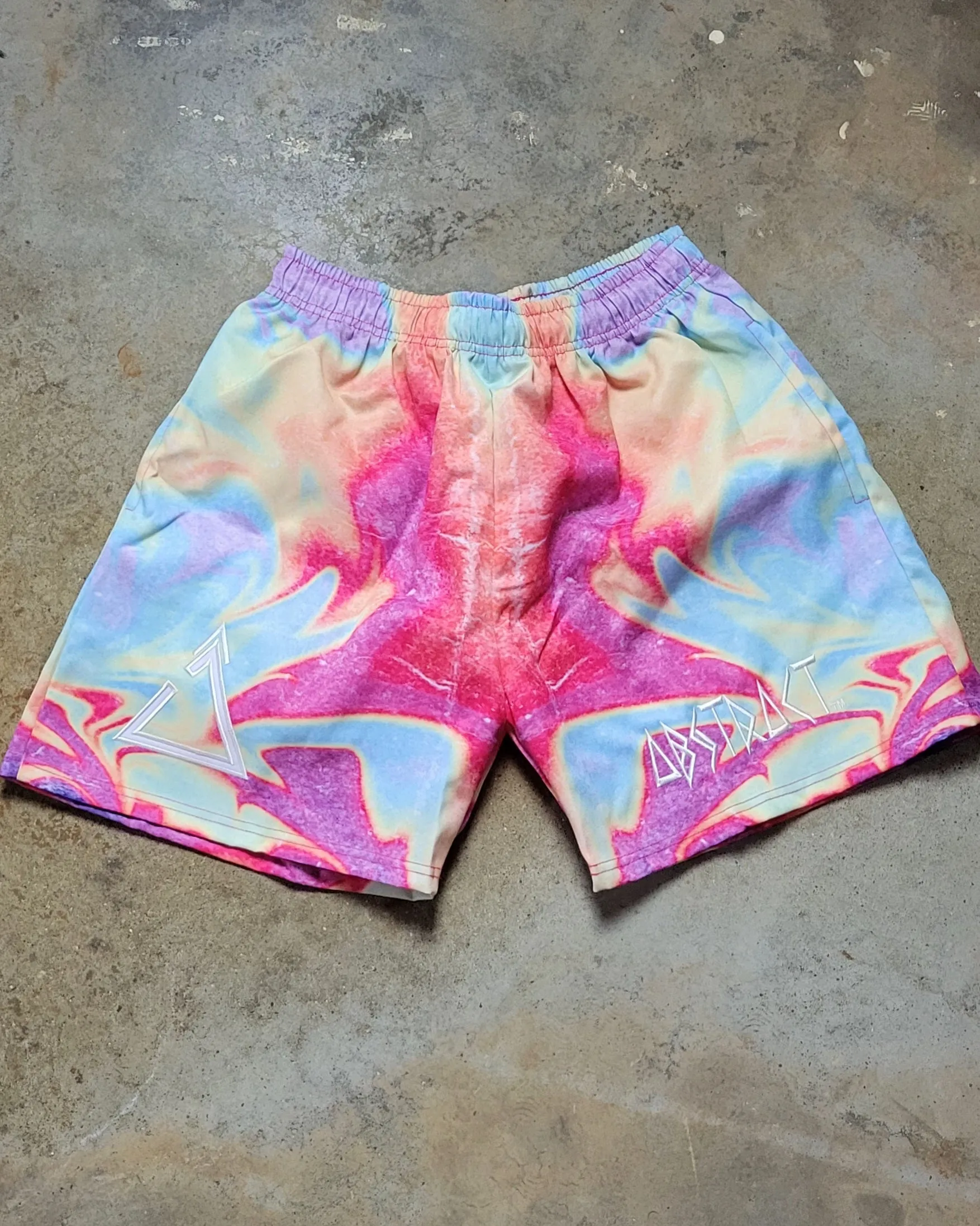 Aurora Vibe Shorts with Stylish Detailed Embroidery by Abstract Lyfestyle Ltd Co