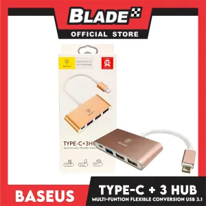 Baseus Sharp Series Type-C to Type-C   3Hub Adapter Multi-Function, Flexible Conversion