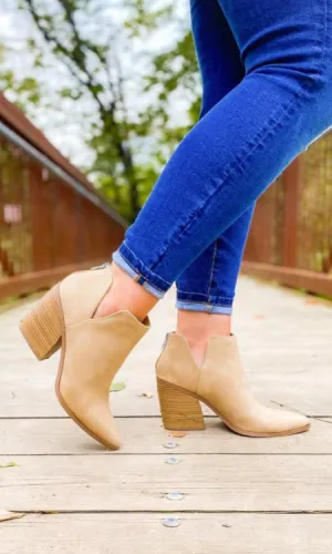 Bella Nude Booties