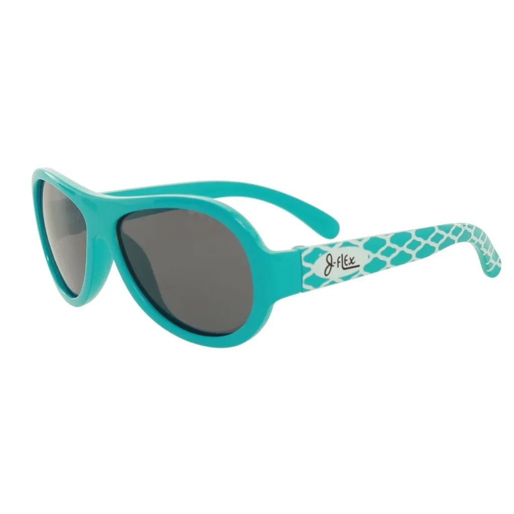 (BEST!) J-Flex Ultra Flexible Kids Sunglasses in Celebrity Blue