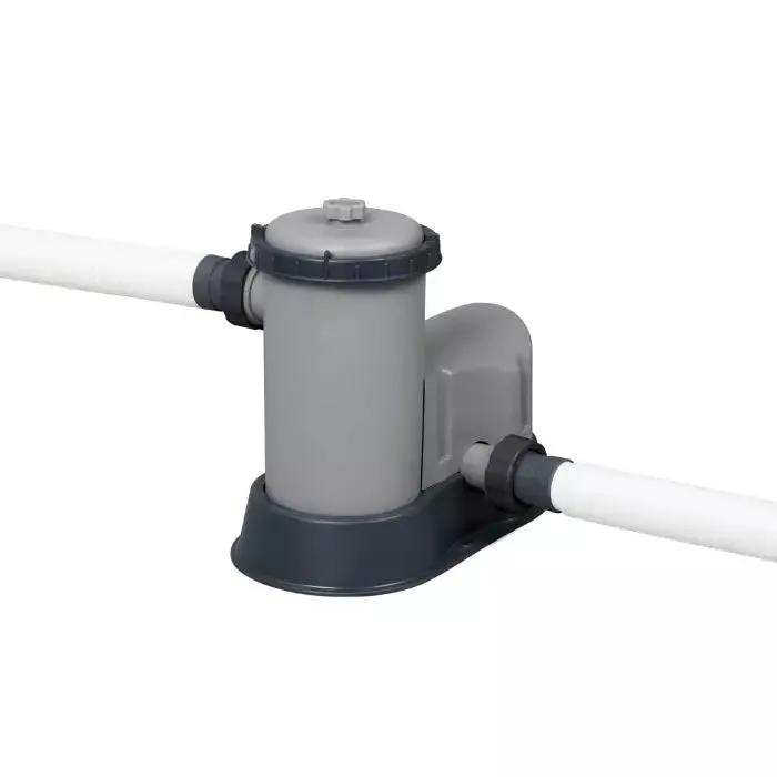 Bestway 21' X 9' X 52"/6.40M X 2.74M X 1.32M Rectangular Pool Set (Contents:Pool, Filter Pump(220-240V), Ladder, Cover, Chemconnect Dispenser, Compatible with Cartridge 58012(III)220-240V)