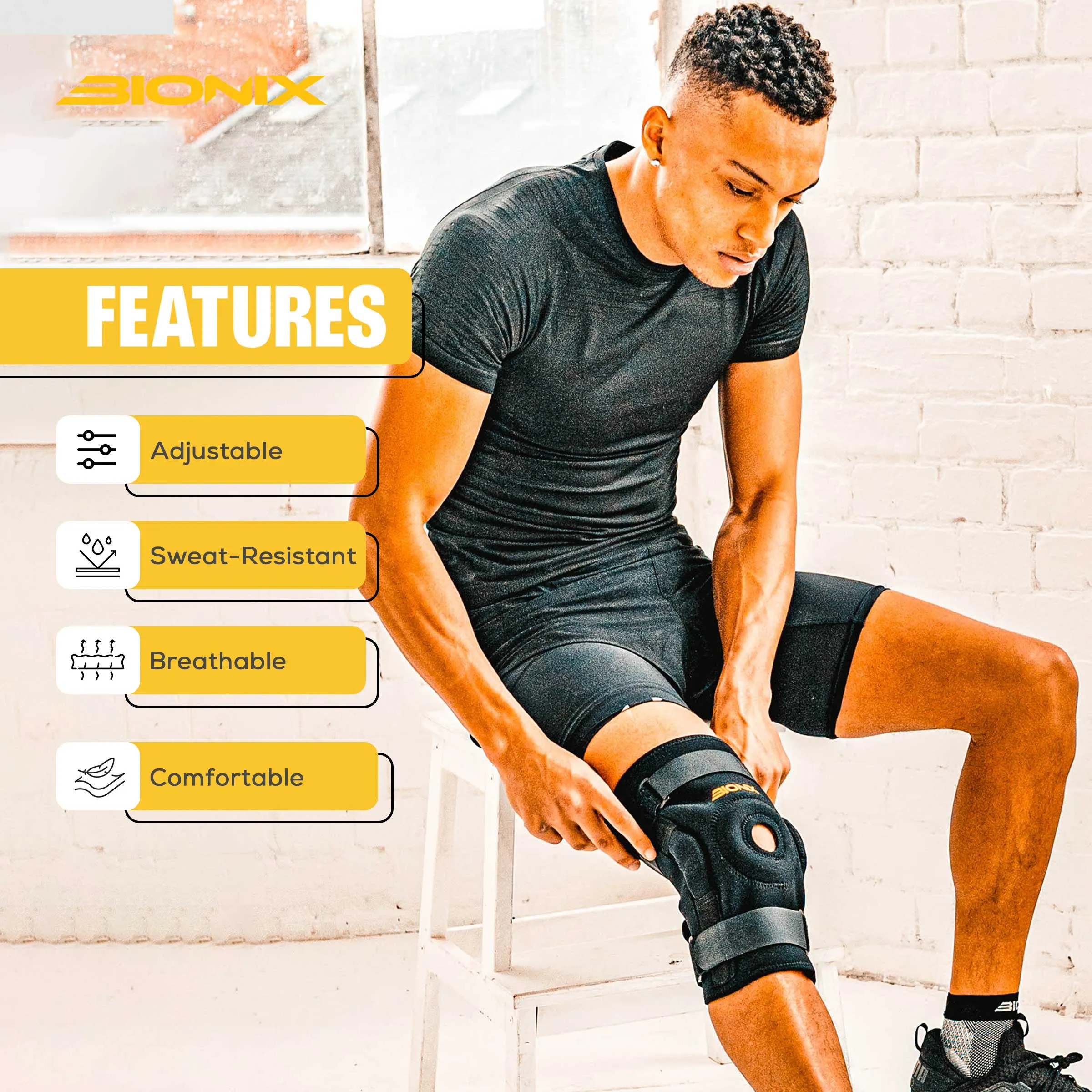 BIONIX NEOPRENE HINGED KNEE SUPPORT - Knee Brace With Hinges