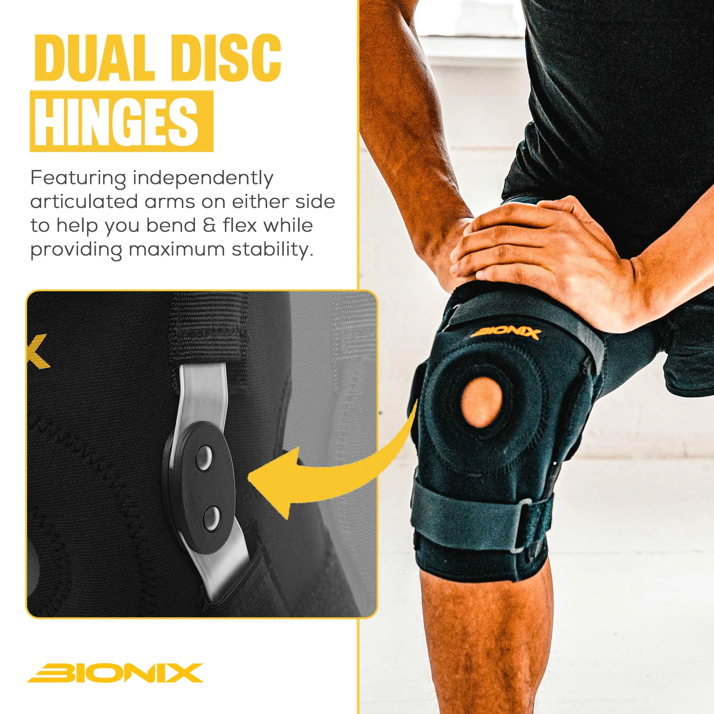 BIONIX NEOPRENE HINGED KNEE SUPPORT - Knee Brace With Hinges