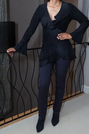 Black Faux Suede Jacket