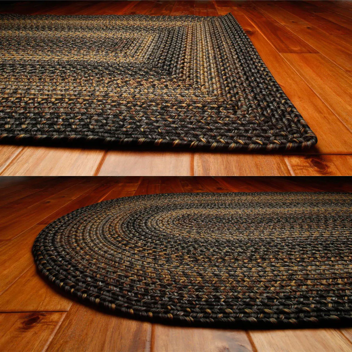 Black Forest Ultra Durable Braided Rug