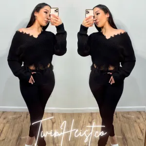 Black Office Pants