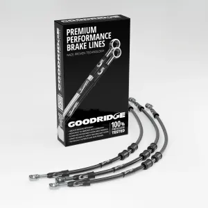 BRAKE HOSE KIT FOR BMW R65 FLEXIBLE FRONT 81-85