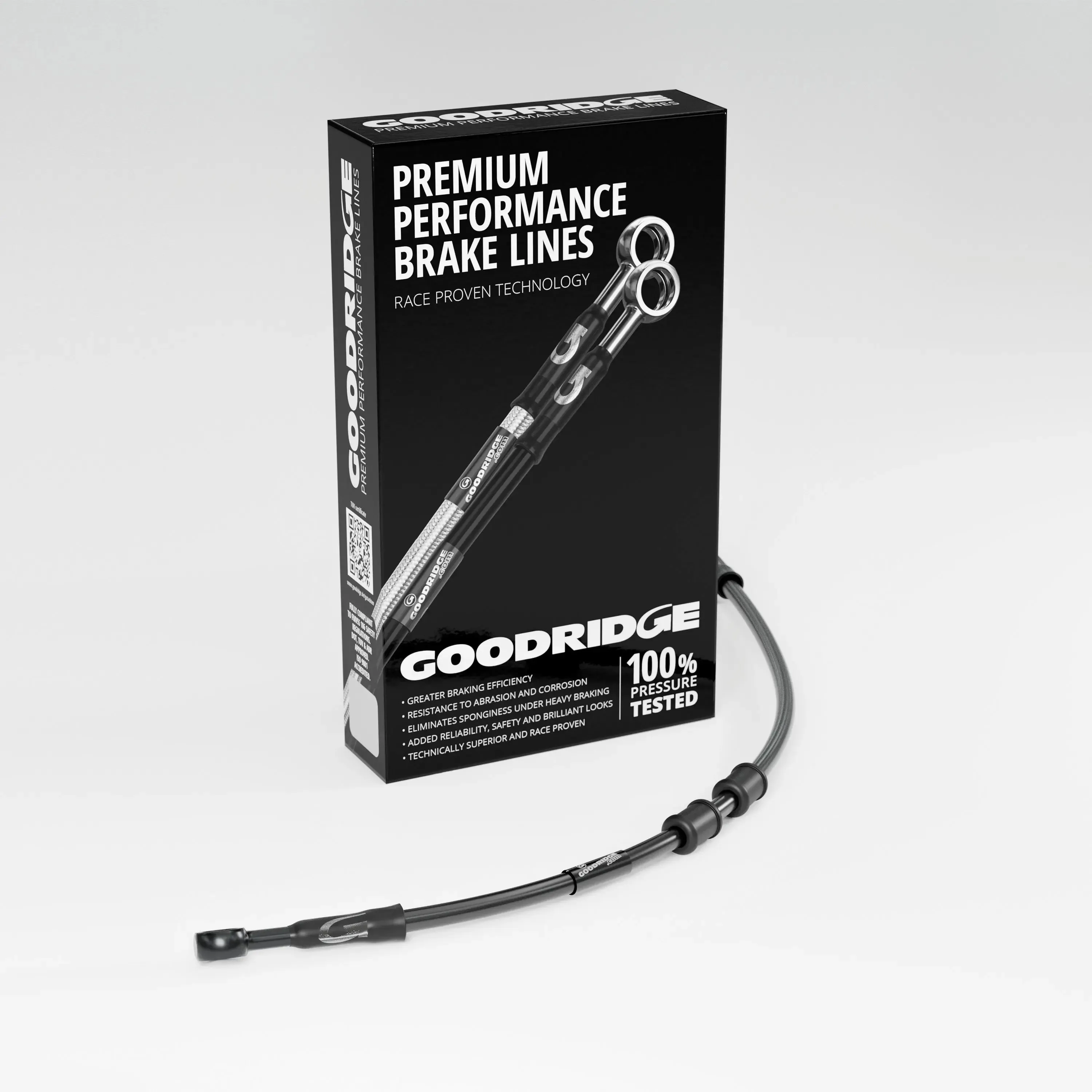 BRAKE HOSE KIT FOR BMW R65 FLEXIBLE FRONT 85-88