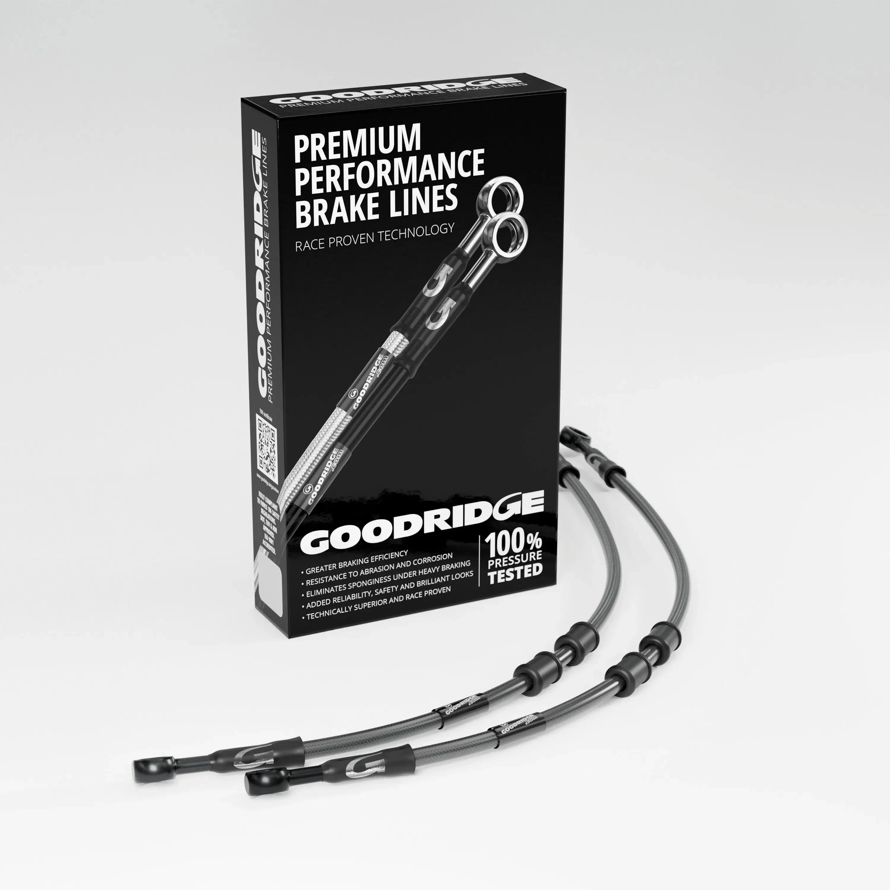 BRAKE HOSE KIT FOR BMW R90S PRE BREMBO FLEXIBLE FRONT