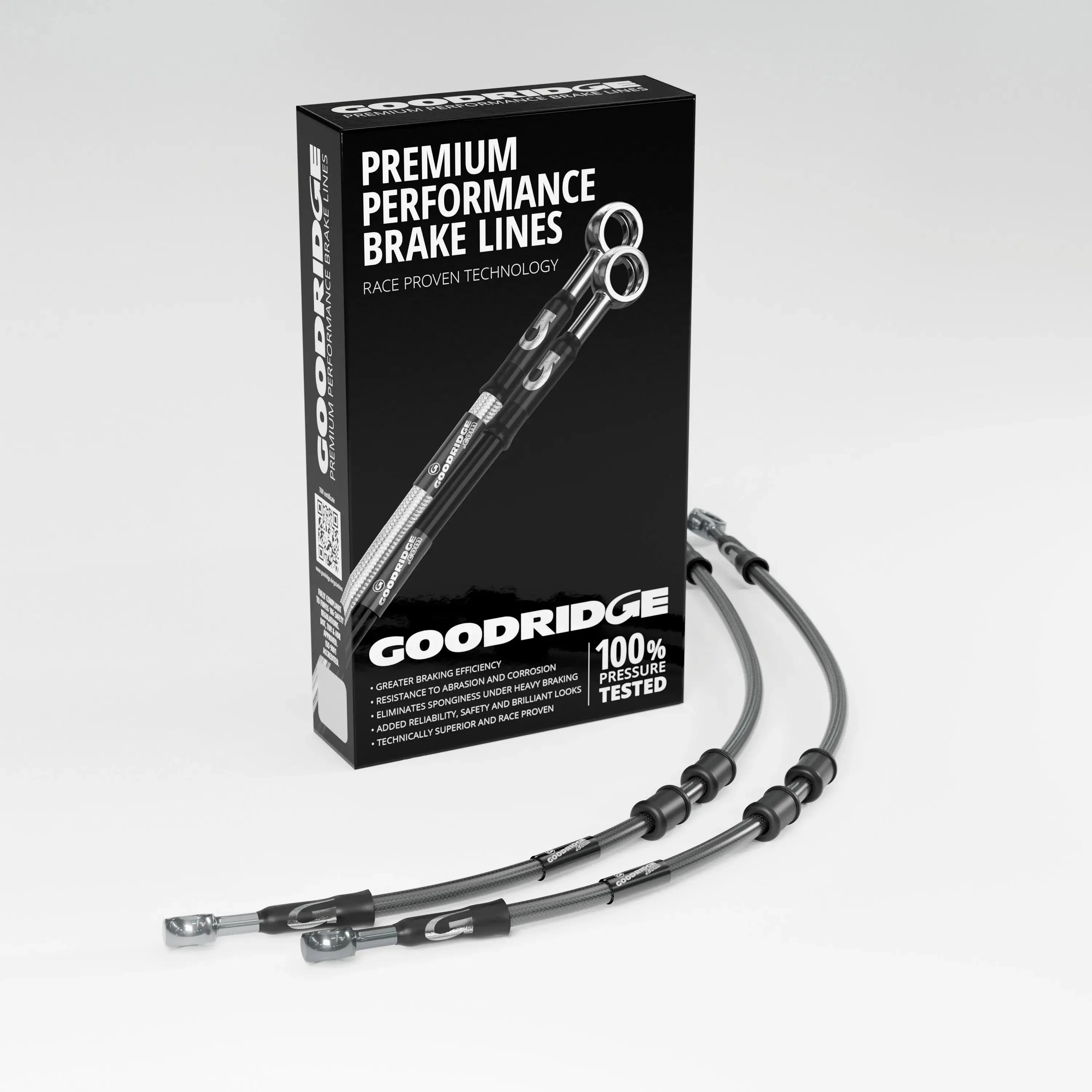 BRAKE HOSE KIT FOR BMW R90S PRE BREMBO FLEXIBLE FRONT