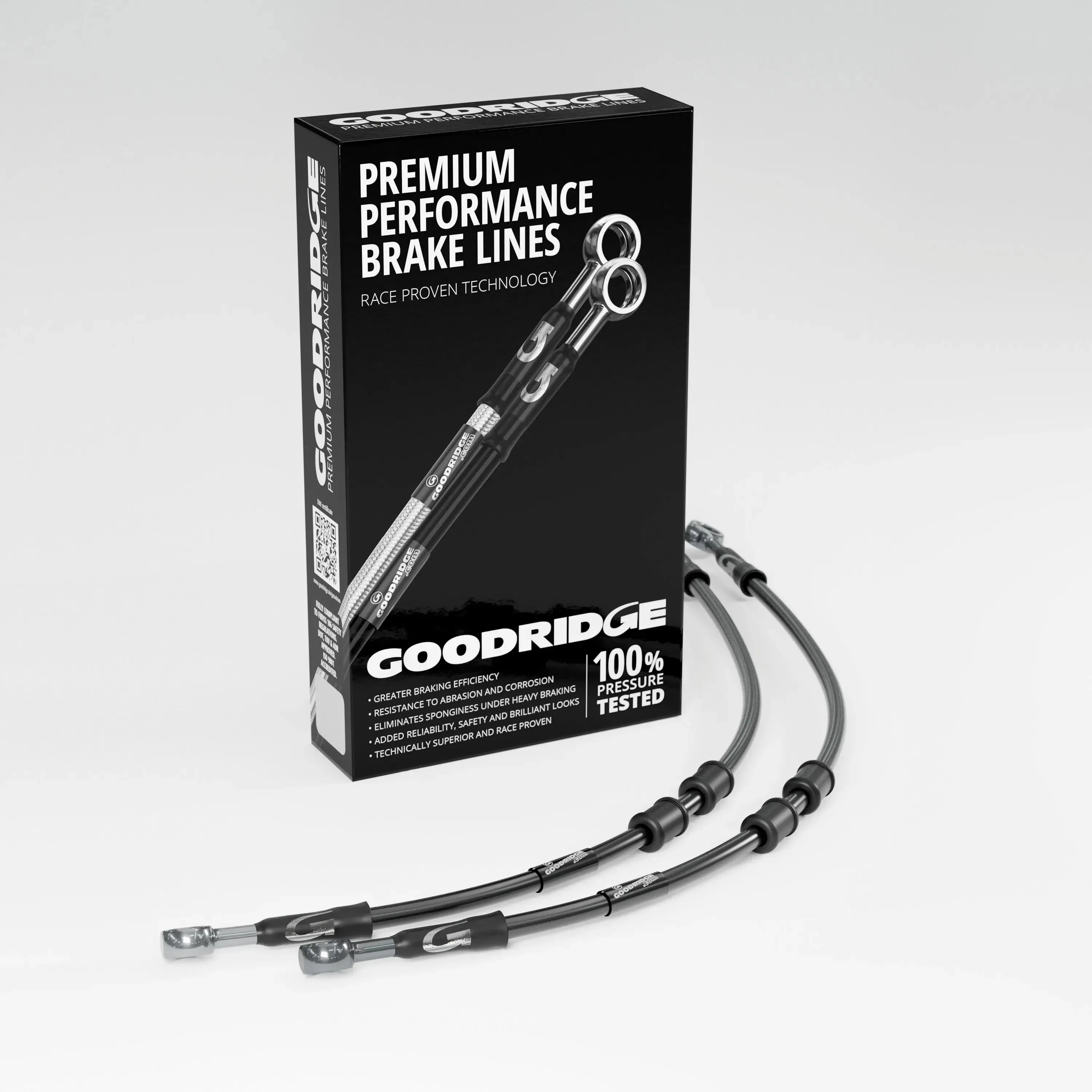 BRAKE HOSE KIT FOR BMW R90S PRE BREMBO FLEXIBLE FRONT