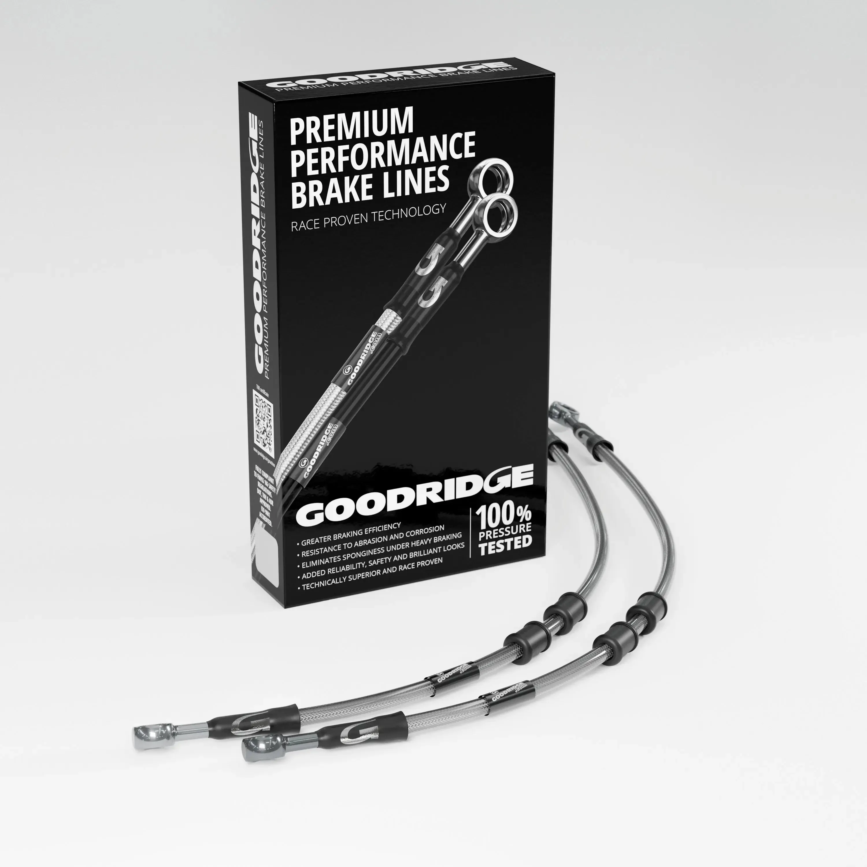BRAKE HOSE KIT FOR BMW R90S PRE BREMBO FLEXIBLE FRONT