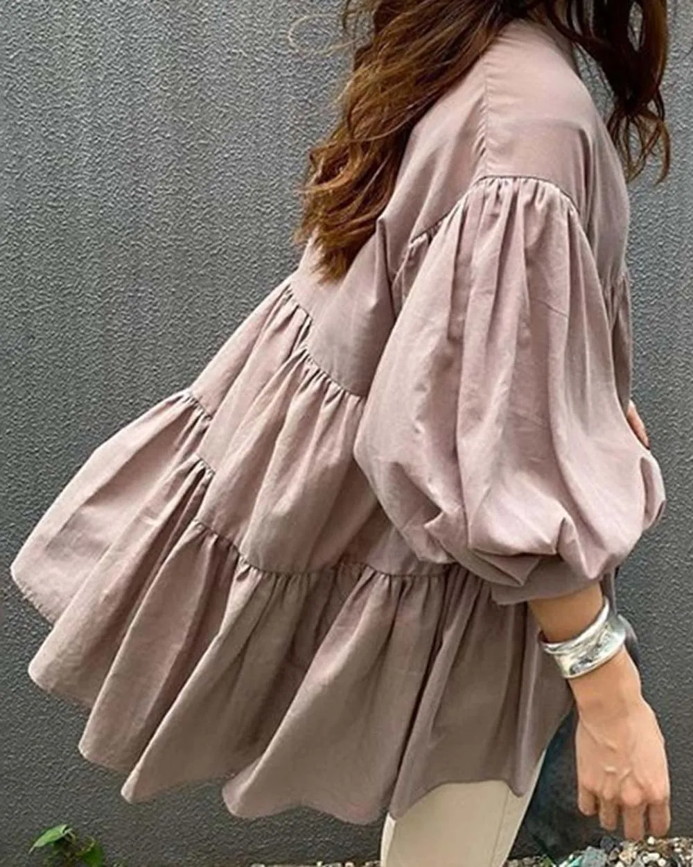 Breezy Top in Khaki