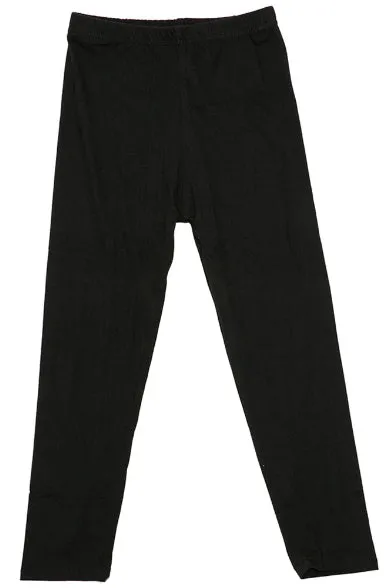 Buttery Soft Silk Milk Basic Solid Leggings - Kids