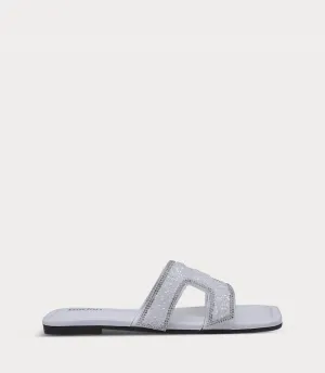 BW10250-WHITE-Women Slipper