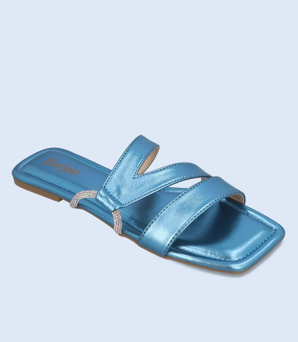 BW6625-BLUE-Women Slipper