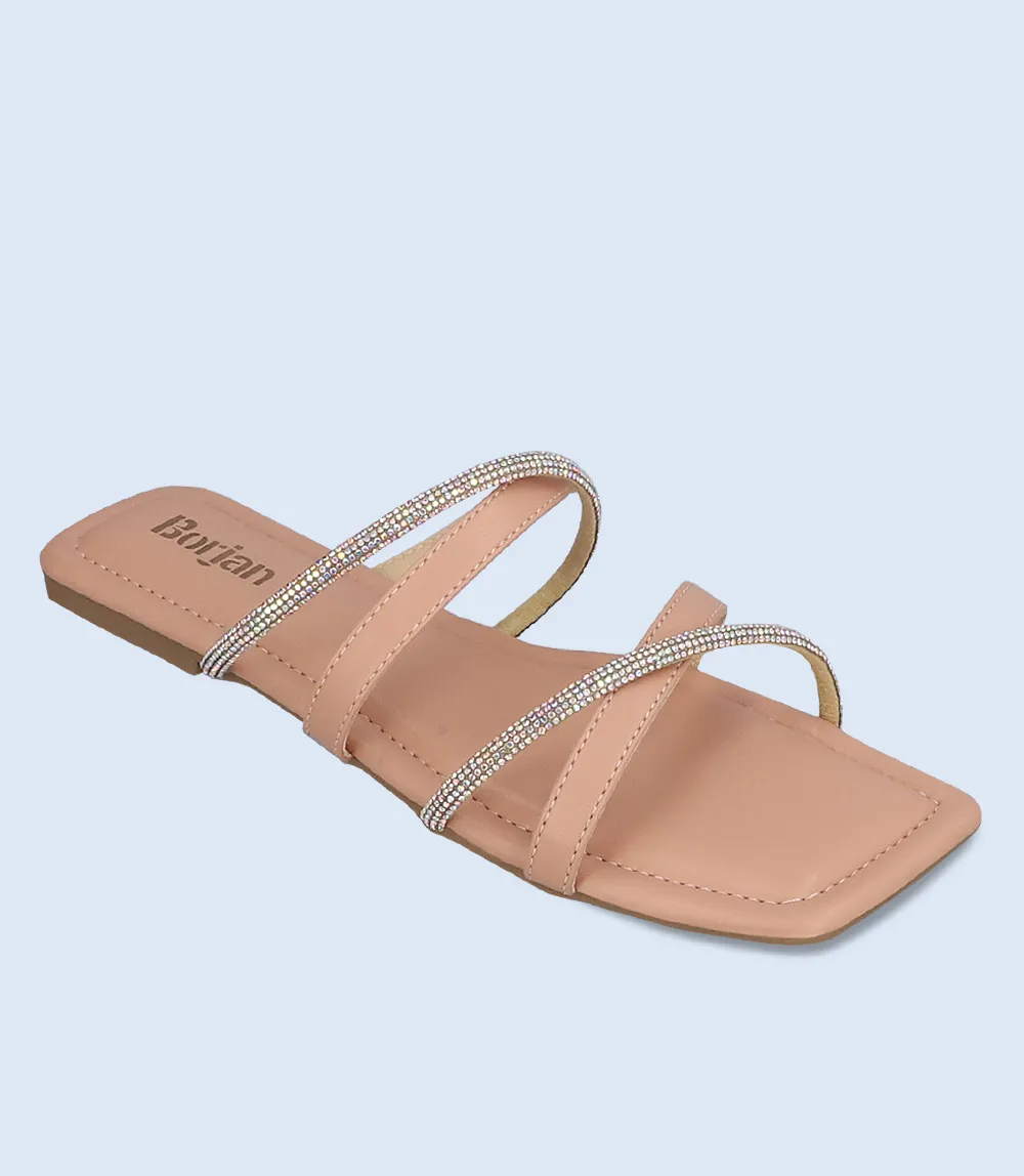 BW6626-TEA PINK-Women Slipper