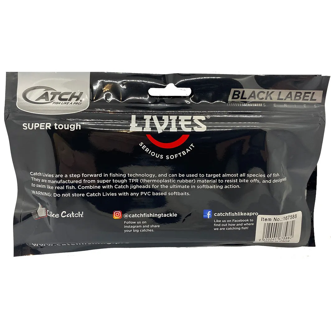 Catch Black Label Livies Softbait 5 or 7" Jerkshad - Jack Mac