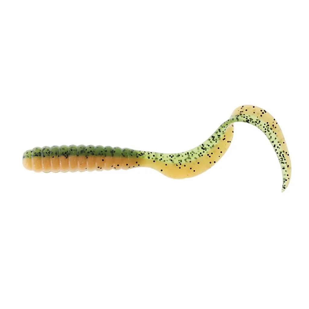 Catch Black Label Livies Softbait Curly Tail Caipirinha Glow 6 inch 4 Pack