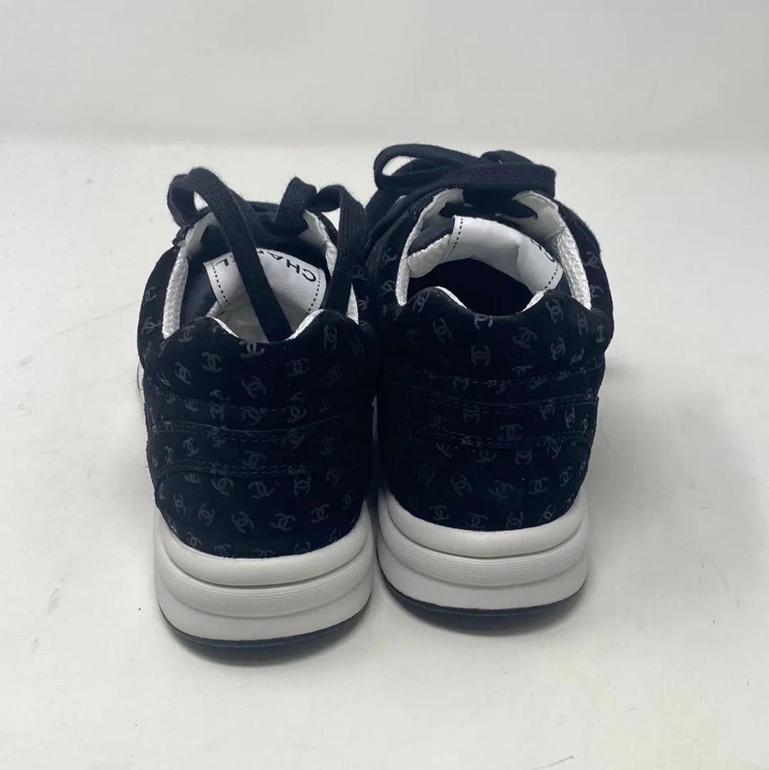 Chanel Black CC Sneakers