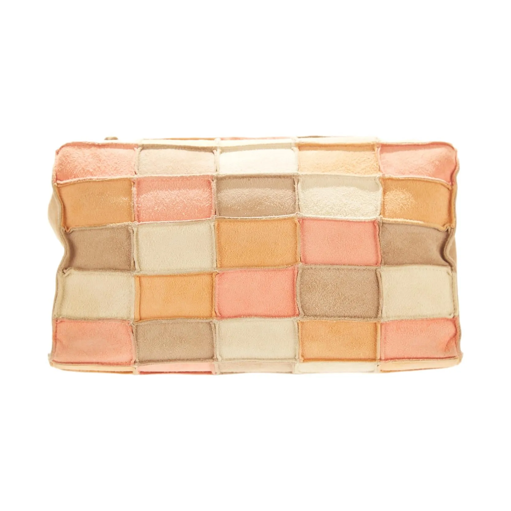 Chanel Suede Patchwork Chain Bag