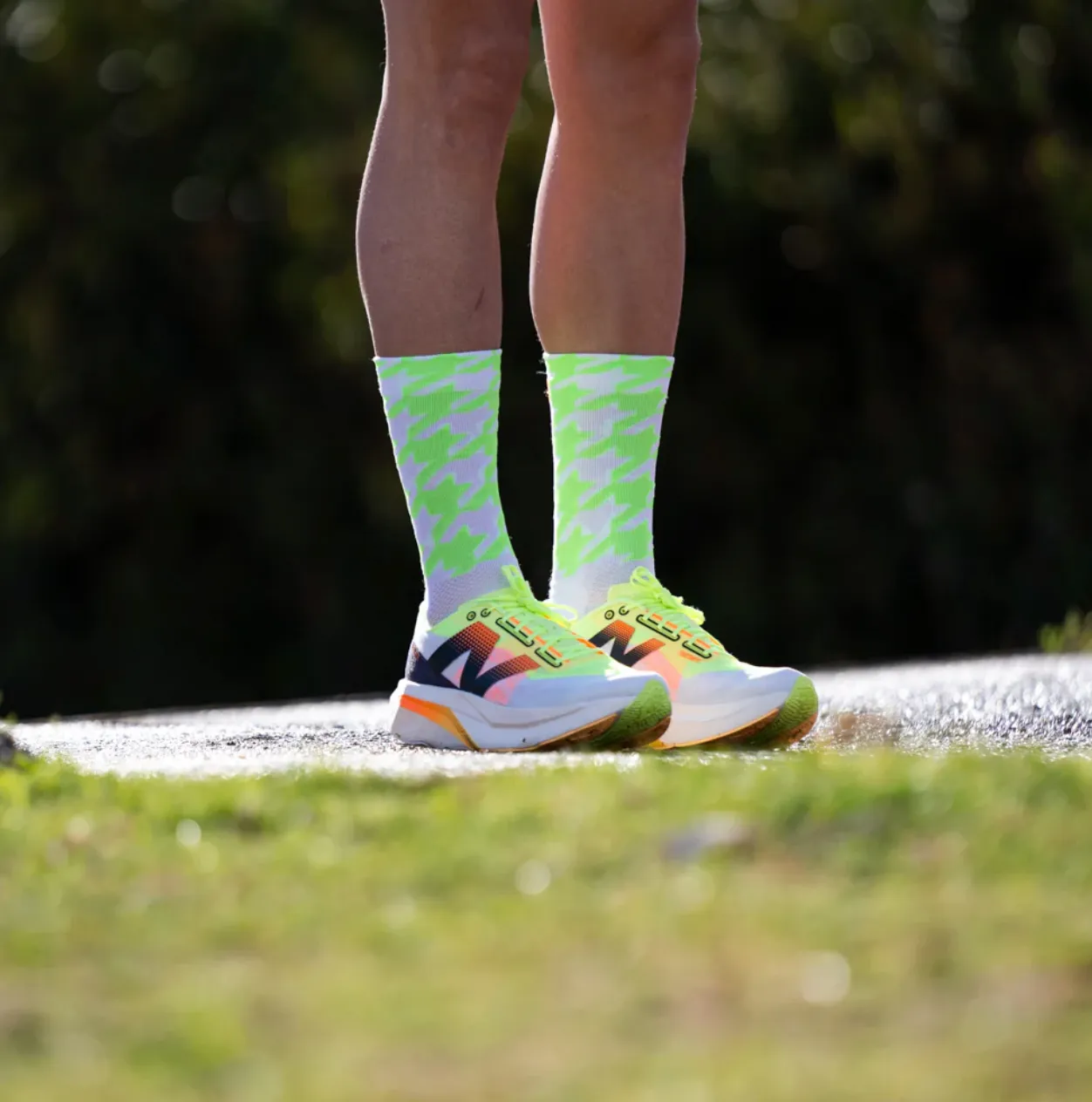 Chaussettes running Sporcks Flow Green