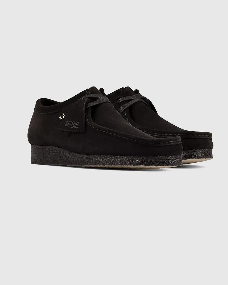 Clarks - Wallabee - Black Suede