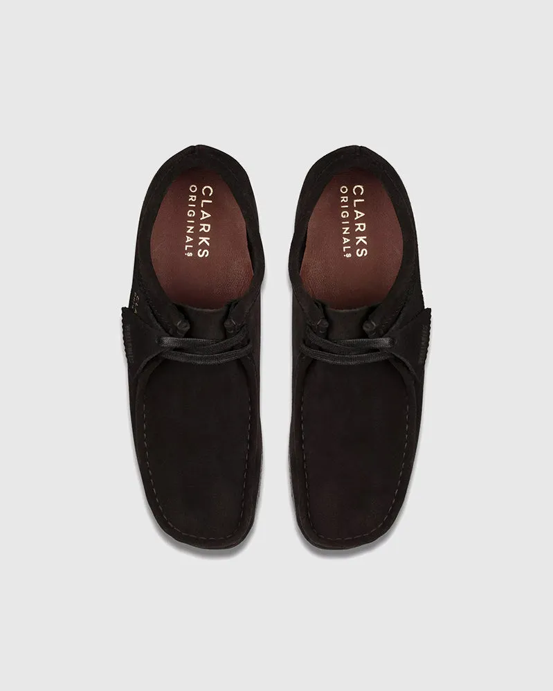 Clarks - Wallabee - Black Suede