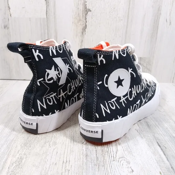Converse Men's Not A Chuck 70 Hi UNT1TL3D Black White Sneakers #1267