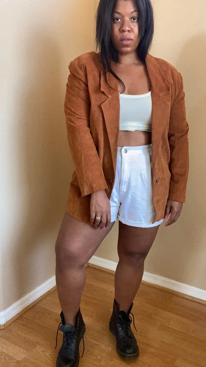Copper Suede Blazer