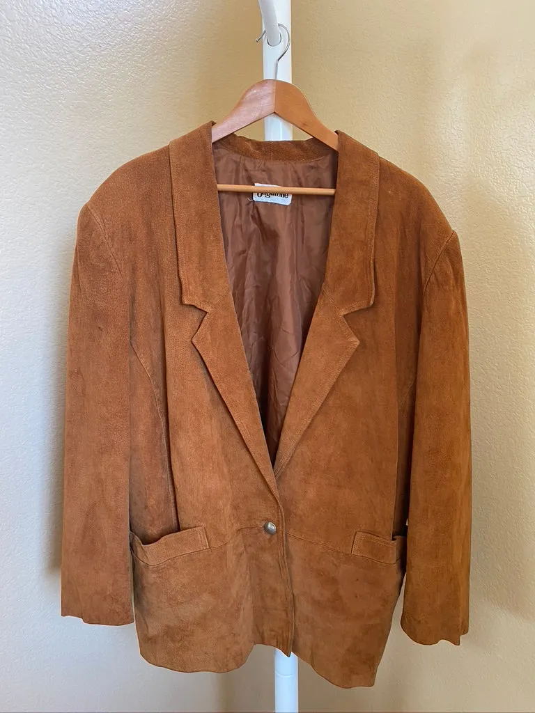 Copper Suede Blazer